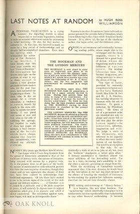 THE BOOKMAN, CHRISTMAS NUMBERS.