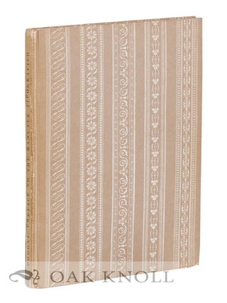 Order Nr. 124291 BODONI PREFACE TO THE MANUALE TIPOGRAFICO OF 1818. H. V Marrot