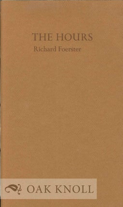 Order Nr. 124310 THE HOURS. Richard Foerster