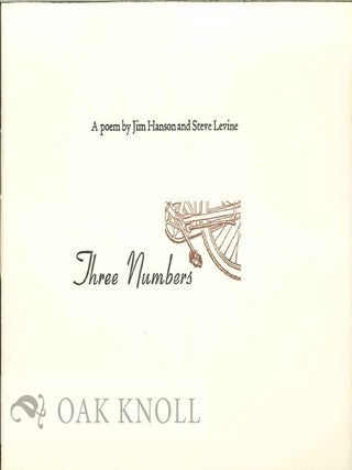 Order Nr. 124404 THREE NUMBERS. Jim Hanson, Steve Levine