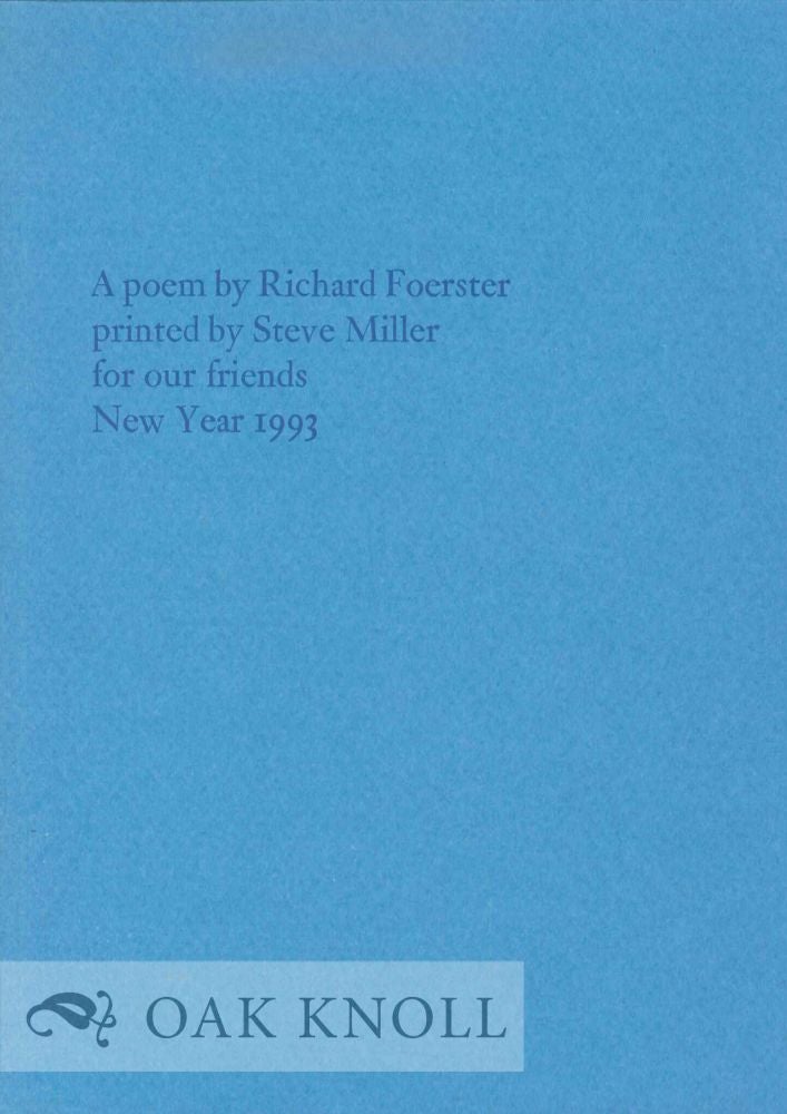 Order Nr. 124521 NEW YEAR 1993. Steve Miller.
