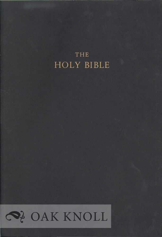 Order Nr. 124757 PROSPECTUS FOR A LECTURN EDITION OF THE HOLY BIBLE IN THE NEW REVISED STANDARD VERSION.