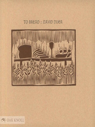 Order Nr. 125054 TO BREAD. David Duer