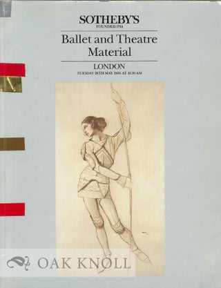 Order Nr. 125280 BALLET AND THEATRE MATERIAL