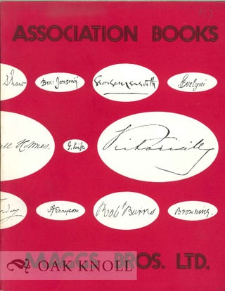 Order Nr. 125662 ASSOCIATION BOOKS: A CATALOGUE OF BOOKS FROM FAMOUS LIBRARIES