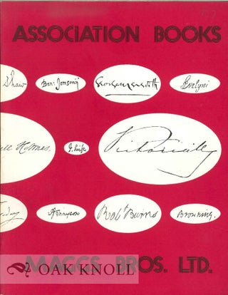 Order Nr. 125662 ASSOCIATION BOOKS: A CATALOGUE OF BOOKS FROM FAMOUS LIBRARIES