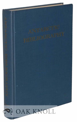 Order Nr. 125707 ANTARCTIC BIBLIOGRAPHY VOLUME 4. Geza Thuronyi