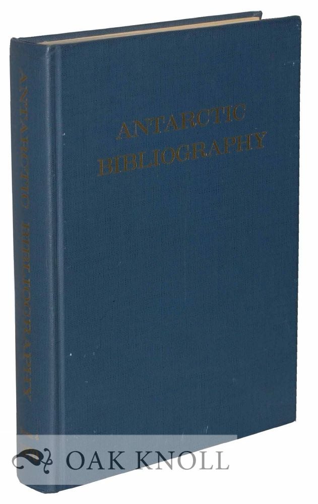 Order Nr. 125707 ANTARCTIC BIBLIOGRAPHY VOLUME 4. Geza Thuronyi.