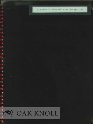 Order Nr. 125736 A CHRONOLOGY OF BOOKS WITH COLOURED ILLUSTRATIONS OR DECORATIONS MAINLY RELIEF...