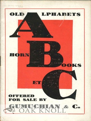 Order Nr. 125782 EARLY ALPHABETS HORN BOOKS AND AMUSING CHILDREN'S BOOKS