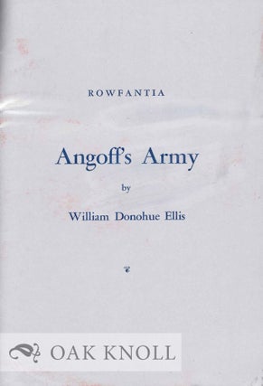 Order Nr. 126159 ANGOFF'S ARMY. William Donohue Ellis