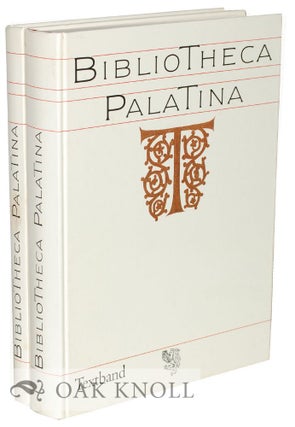Order Nr. 126201 BIBLIOTHECA PALATINA, KATALOG ZUR AUSSTELLUNG. Elmar Mittler