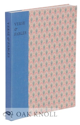 Order Nr. 126202 VERSE & FABLES, WRITTEN AND ILLUSTRATED BY VINCENT TORRE. Vincent Torre
