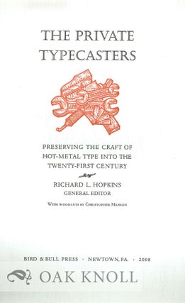 Order Nr. 126547 PROSPECTUS FOR THE PRIVATE TYPECASTERS