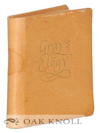 Order Nr. 126568 ELEGY WRITTEN IN A COUNTRY CHURCHYARD. Thomas Gray