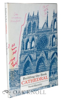 Order Nr. 126700 BUILDING THE BOOK CATHEDRAL. David Macaulay