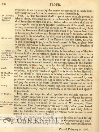 LAWS OF THE STATE OF DELAWARE. REVISED EDITION.