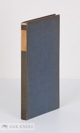 Order Nr. 126961 BRUCE ROGERS, DESIGNER OF BOOKS. Frederic Warde