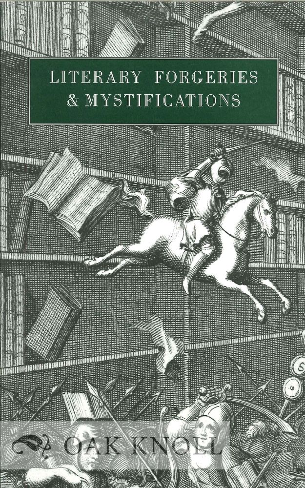 Order Nr. 126999 LITERARY FORGERIES AND MYSTIFICATIONS: AN EXHIBITION. Richard Landon.