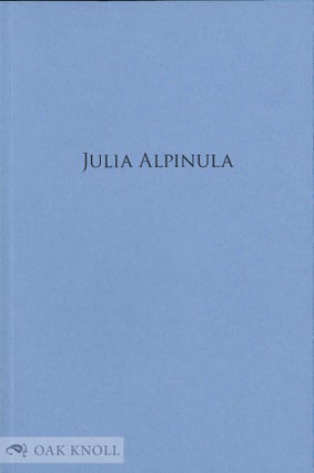 Order Nr. 127033 JULIA ALPINULA, PSEUDO-HEROINE OF HELVETIA: HOW A FORGED RENAISSANCE EPITAPH...