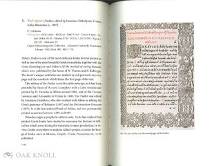 THE GREEK EDITIONS OF ALDUS MANUTIUS AND HIS GREEK COLLABORATORS.