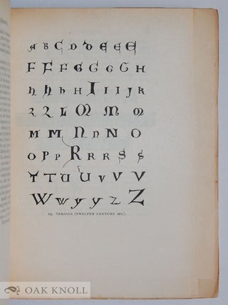 ALPHABETS: A HANDBOOK OF LETTERING WITH HISTORICAL CRITICAL & PRACTICAL DESCRIPTIONS.