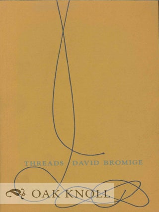 Order Nr. 127478 THREADS. David Bromige