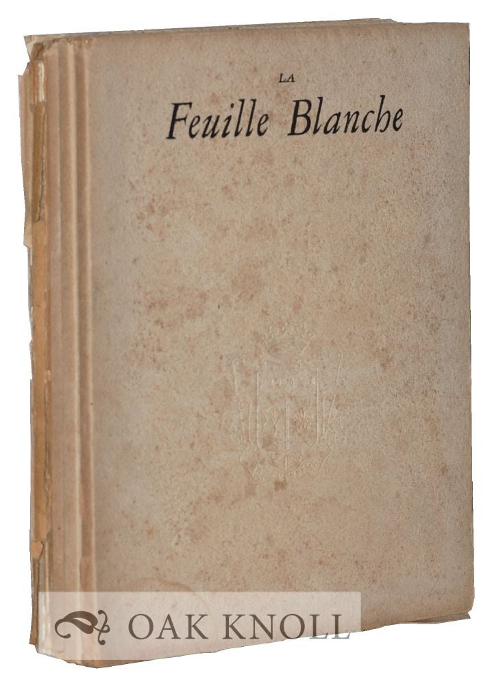 Feuilles blanches grand format - Collectif - Librairie Cosmopolite