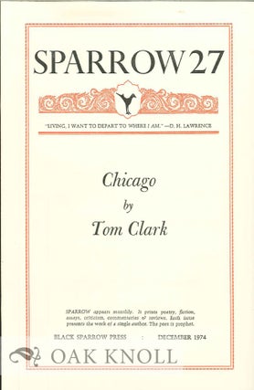CHICAGO. SPARROW 27. Tom Clark.