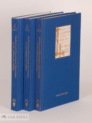 MEDIEVAL AND RENAISSANCE MANUSCRIPTS IN THE WALTERS ART GALLERY. Lilian M. C Randall.