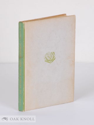 Order Nr. 128435 ONE HUNDRED BOOKS ABOUT BOOKMAKING, A GUIDE TO THE STUDY AND APPRECIATION OF...