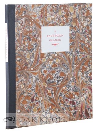 Order Nr. 128500 A BACKWARD GLANCE. Foster Macy Johnson