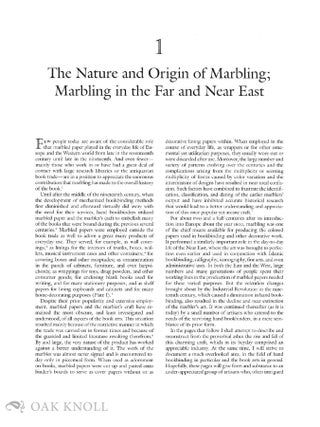 MARBLED PAPER: ITS HISTORY, TECHNIQUES, AND PATTERNS.