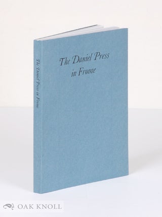 Order Nr. 128924 THE DANIEL PRESS IN FROME. David Chambers, Martyn Ould