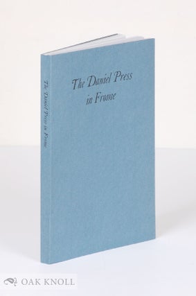 Order Nr. 128924 THE DANIEL PRESS IN FROME. David Chambers, Martyn Ould