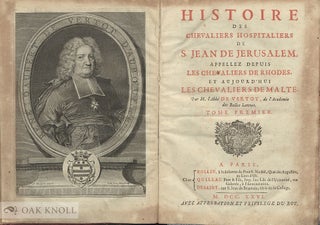 A PUBLISHING HISTORY OF A PROHIBITED BEST-SELLER:THE ABBÉ DE VERTOT AND HIS HISTOIRE DE MALTE.