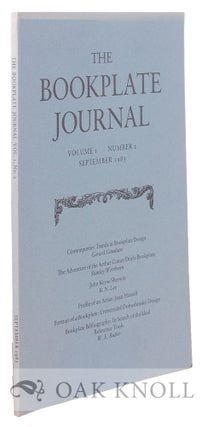 Order Nr. 129070 THE BOOKPLATE JOURNAL
