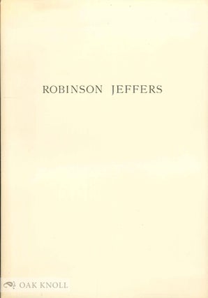 Order Nr. 129089 ROBINSON JEFFERS: AVE VALE