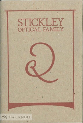 Order Nr. 129191 STICKLEY OPTICAL FAMILY: FOUR OPTICAL SIZES