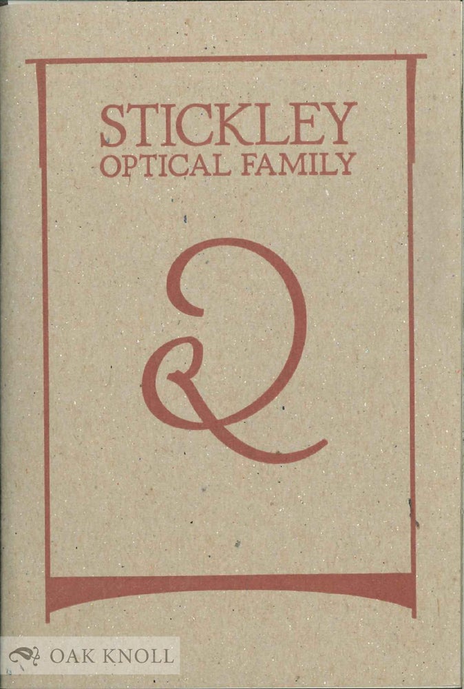 Order Nr. 129191 STICKLEY OPTICAL FAMILY: FOUR OPTICAL SIZES.