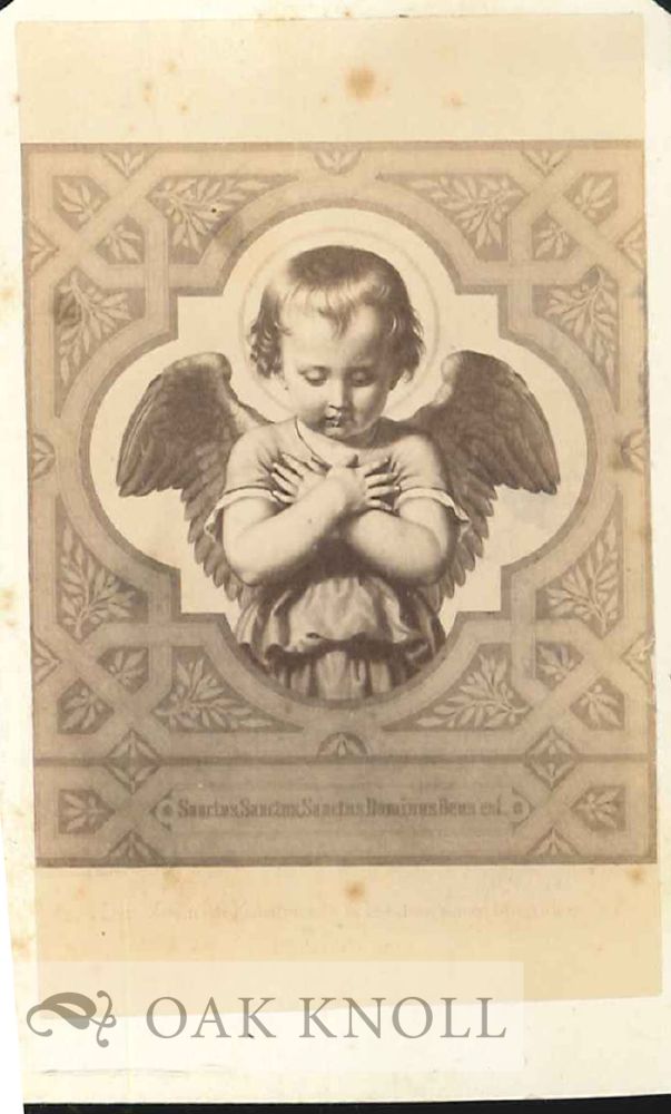Order Nr. 129230 Carte de visite depicting angel engraving.