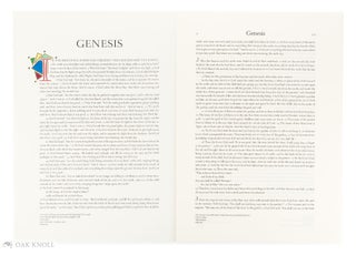 THE PRIVATELY PRINTED BIBLE: PRIVATE AND FINE PRESS PRINTINGS OF BIBLICAL TEXTS, 1892-2000.