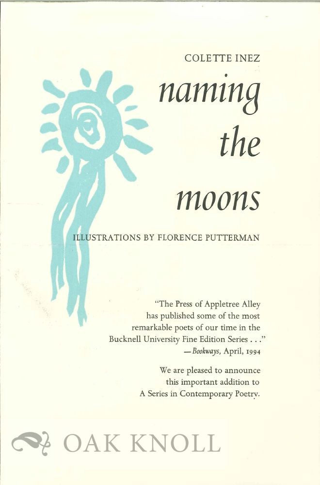 Order Nr. 129497 Prospectus for NAMING THE MOONS.