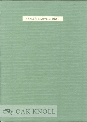 Order Nr. 129591 RALPH: A LOVE STORY. Donald Justice