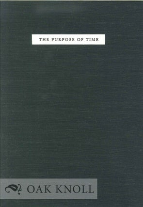Order Nr. 129617 THE PURPOSE OF TIME. X. J. Kennedy