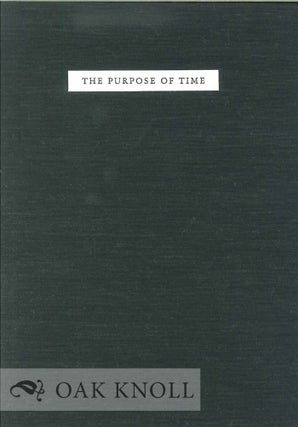 Order Nr. 129620 THE PURPOSE OF TIME. X. J. Kennedy