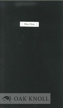 Order Nr. 129740 FILM NOIR. Dana Gioia
