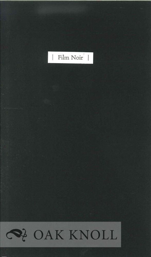Order Nr. 129740 FILM NOIR. Dana Gioia.