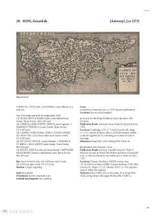 CYPRUS: THE BOOK OF MAPS, VOLUME 1: 15th-16th CENTURIES