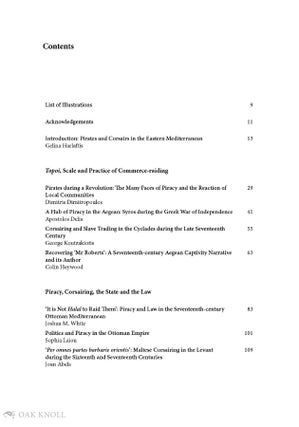 CORSAIRS AND PIRATES IN THE EASTERN MEDITERRANEAN, FIFTEENTH-NINETEENTH CENTURIES